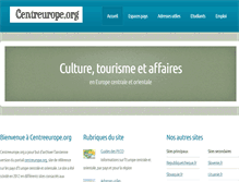 Tablet Screenshot of centreeurope.org